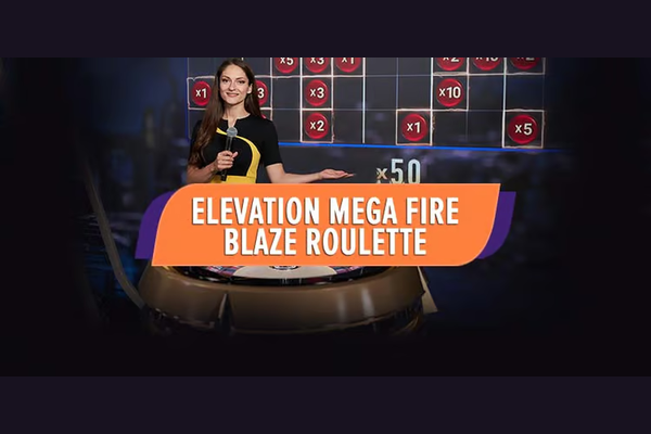 Elevation Mega Fire Blaze Roulette at Foxy Casino